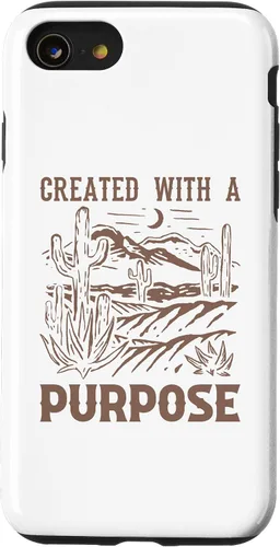 Vista 13 de iPhone 15 creado con un propósito Christian Cactus Desert Boho Western Case