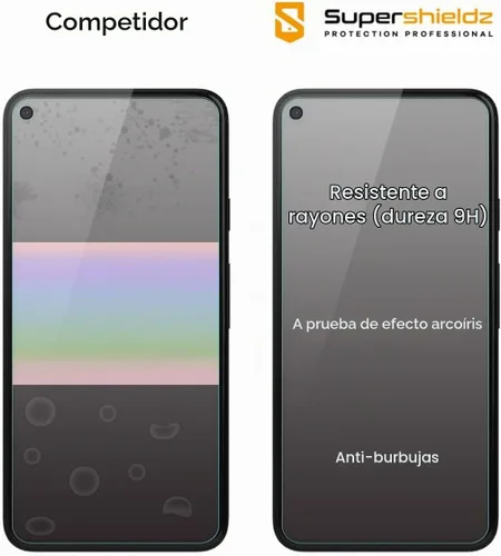 Vista 2 de Supershieldz Protector de pantalla de vidrio templado diseñado para Google Pixel 5, 0.013 in, antiarañazos, sin burbujas