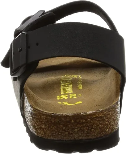 Vista 6 de Birkenstock Milano Birko-Flor Sandalias Negras Hombre 35
