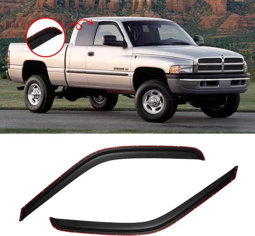 Vista 78 de Protectores de lluvia en canal para Jeep Grand Cherokee L 2021-2026, protectores de visera de ventana, deflector de ventilación, sombra viento humo