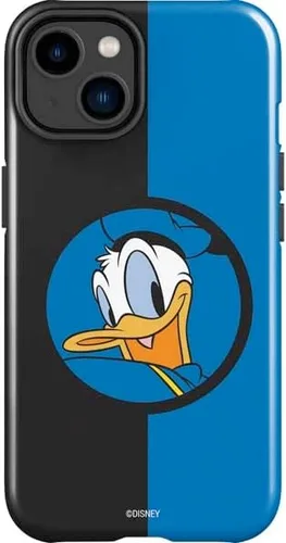 Vista 9 de Skinit Impact - Funda para teléfono compatible con iPhone 14 Plus, diseño oficial de Disney Friends Donald Duck Thinking Negro-DX5