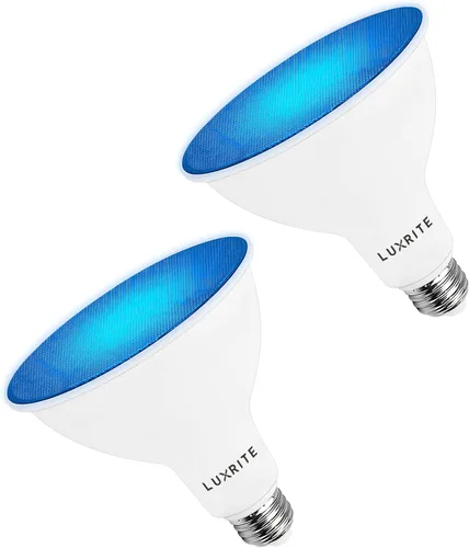 Vista 17 de LUXRITE Bombilla LED PAR38 verde de inundación, 8 W (equivalente a 45 W), bombilla LED verde de inundación, clasificación húmeda, certificación UL
