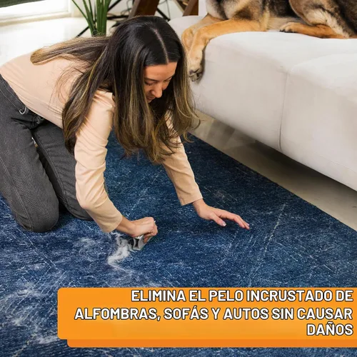 Vista 4 de FurDozer - Removedor de pelo de mascotas y herramientas de detallado automático, removedor de pelo de gatos y perros para alfombras, interiores