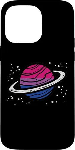 Vista 21 de iPhone 16 Bisexual Planet Saturn Bi Pride Flag Lgbtq Men Women Kids Case