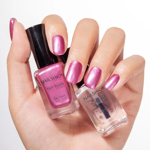 Vista 16 de Capa base y capa superior, esmalte de uñas regular transparente, rico en calcio VE secado rápido al aire fortalecimiento de uñas, sin gel, 2 piezas