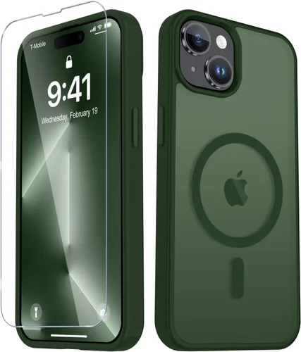 Vista 761 de Funda para Google Pixel 10 Pro XL, cubierta magnética mate, color negro Fit for MagSafe, Screen Protector included, Shockproof Military Grade