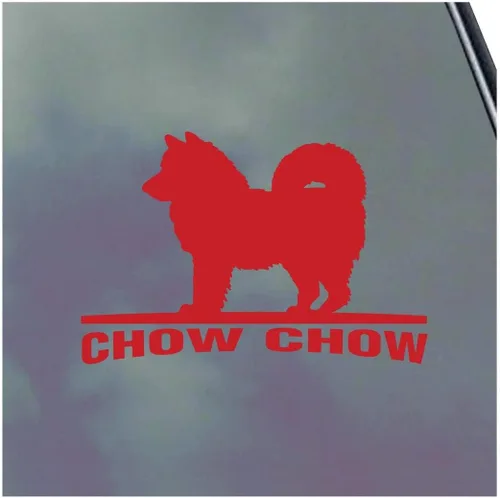 Vista 4 de Chow Chow - Calcomanía de vinilo para perro, mejor amigo, AKC Love