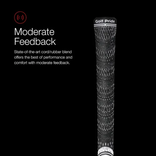 Vista 5 de Golf Pride MCC Golf Club Grip - All-Weather Hybrid Grip - Brushed Cotton Cord & Pebbled Texture - Moisture-Wicking Technology - Navy/Red