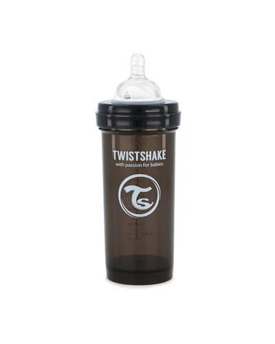 Vista 2 de Twistshake Biberones anticólicos - Biberones prémium de 8.8 fl oz/8 onzas con recipiente de almacenamiento de leche de 3.4 fl oz para una