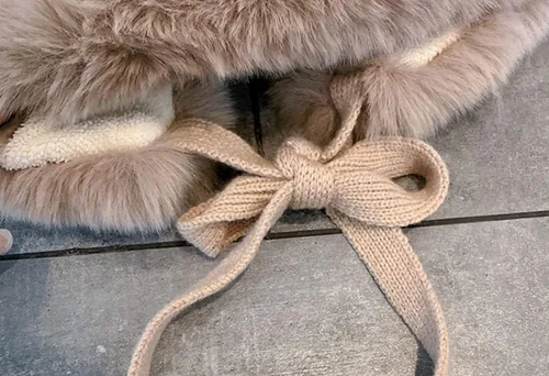 Vista 15 de Gorro de invierno de piel sintética para mujer, con orejas de gato de zorro, con orejera, pompón, sombrero de trampero de felpa cálida rusa