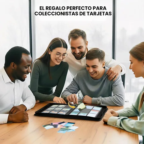 Vista 6 de Carpeta de 9 bolsillos para tarjetas coleccionables con 500 fundas para tarjetas, 26 páginas de carga lateral con capacidad para 468 tarjetas