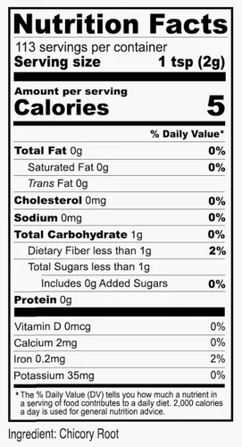 Vista 3 de Raíz de Achicoria Instantánea de Anthony's, 8 oz, Sin Gluten, Sin Cafeína, Sin OGM, Alternativa al Café