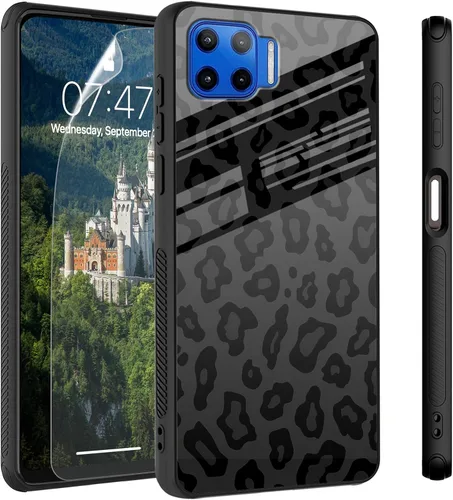 Vista 76 de Funda para Motorola Moto Edge 2022, cubierta trasera de vidrio templado con protector de pantalla, funda protectora a prueba de golpes para Motorola