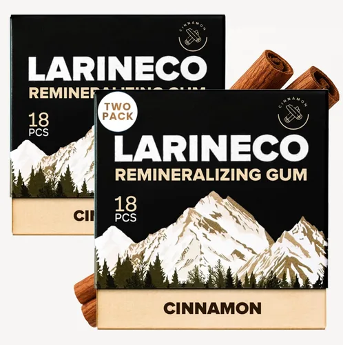 Vista 9 de Larineco - Goma de mascar remineralizante con nanohidroxiapatita y xilitol - Goma de xilitol sin azúcar, sin plástico, sin colorantes, sin