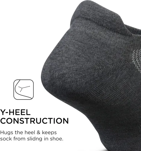 Vista 4 de Feetures Cojín de alto rendimiento con pestañas invisibles - Calcetines para correr para hombres y mujeres - Calcetines atléticos al tobillo