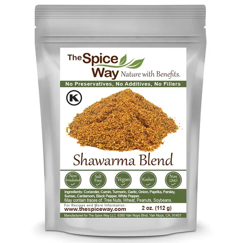 Vista 3 de The Spice Way Zaatar libanés, condimento Shawarma y zumac 2 onzas cada uno