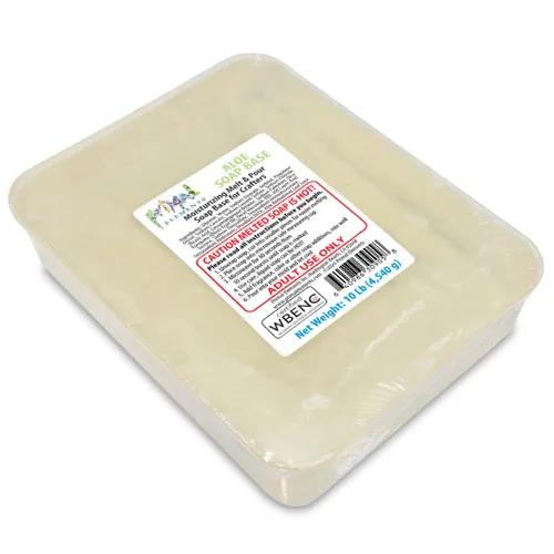 Vista 16 de Primal Elements Base de jabón de aloe – Base de jabón hidratante para derretir y verter glicerina para manualidades y hacer jabón, fácil de cortar