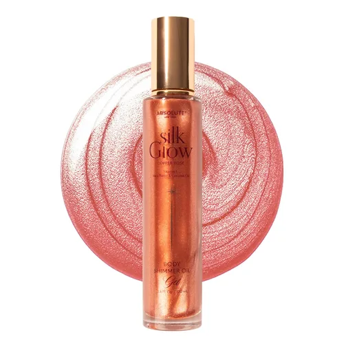 Vista 20 de Absolute New York - Silk Glow Shimmer Mist Glow, radiante, brillo para cuerpo, cara y cabello, manteca de karité, aceite de coco, vitamina E