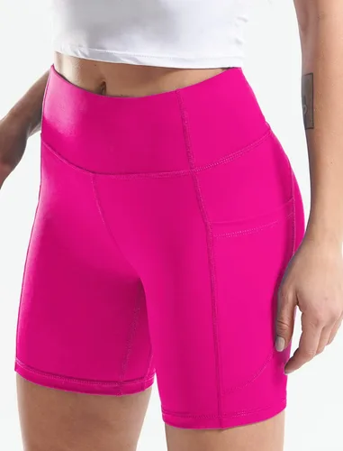 Vista 3 de CADMUS Pantalones cortos de yoga de cintura alta para mujer de 3 pulgadas, 4 pulgadas, 6 pulgadas, 7 pulgadas, 8 pulgadas, sensación desnuda