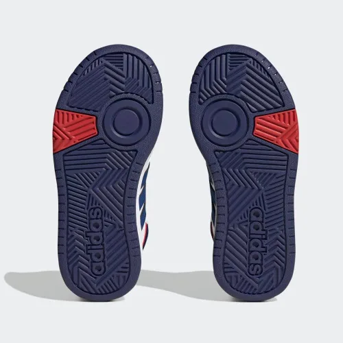 Vista 5 de adidas Kids' Hoopds Mid Top Basketball Shoe