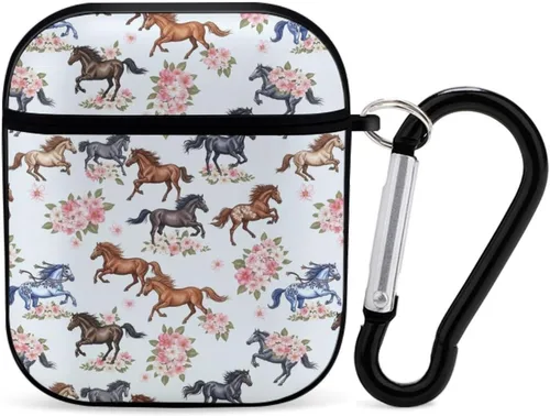 Vista 25 de Funda para Apple AirPod 2 y 1 TPU suave compatible con AirPod 2 y 7 con diseño de bandera estadounidense Pattern1081