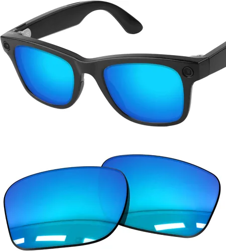 Vista 25 de 1.6MM Polarized Replacement Lenses for Ray-Ban Meta RW4006 / RW4008 Negro carbón - Policarbonato polarizado