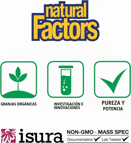 Vista 8 de Natural Factors Enzima lactasa 300 mg, soporte para la digestión láctea