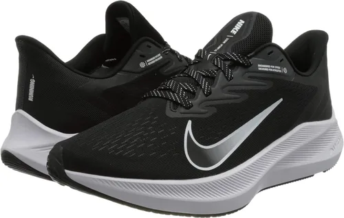 Vista 7 de Nike Tenis de correr para mujer Negro Blanco