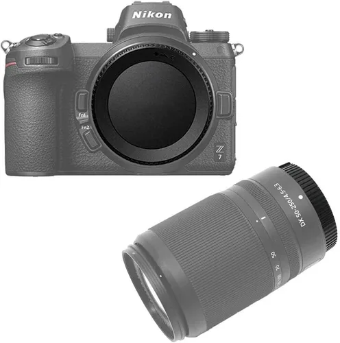 Vista 5 de Tapa de cuerpo y tapa trasera de lente para Nikon ZR Z6 III Z50 II Z5 II Z8 Z9 Z50 Z5 Z6 Z7 Zf Z6 II Z7 II Zfc, Z 9 Z 5 Z 6 Z 7 Z 50 Z6II Z7II Z 8