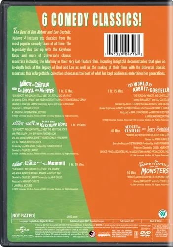 Vista 2 de The Best of Bud Abbott and Lou Costello Volume 4 DVD