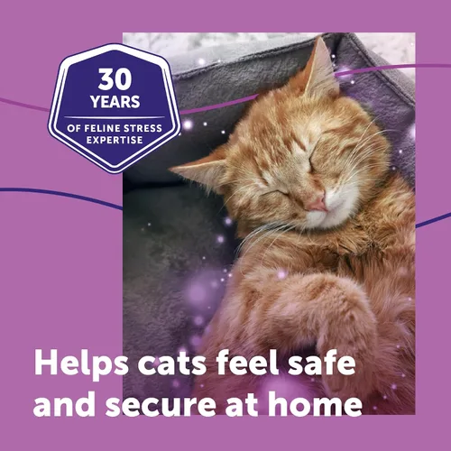 Vista 2 de FELIWAY Kit clásico de difusor calmante para gatos y recambio de 6 unidades, ayuda a reducir los comportamientos relacionados con el estrés como