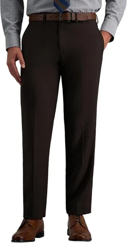 Vista 39 de Haggar Pantalones y Chaquetas de Traje por Separado Jmh Premium Stretch de Corte Entallado para Hombres Negro Sólido