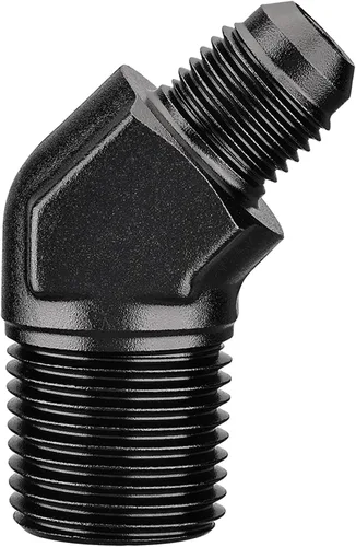 Vista 43 de EVIL ENERGY Adaptador de ajuste de 6AN a 3/8" NPT macho de 90 grados, aluminio