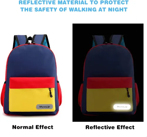 Vista 4 de Mochila ligera para niños y niñas preescolares, Negro-a