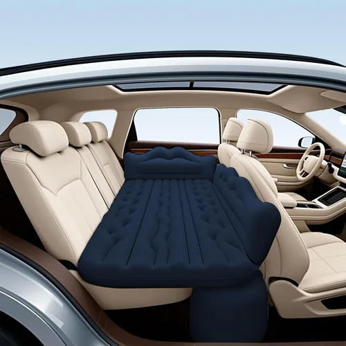 Vista 3 de BEBAS Colchón de aire de coche para SUV, camión, camioneta, asiento trasero Azul