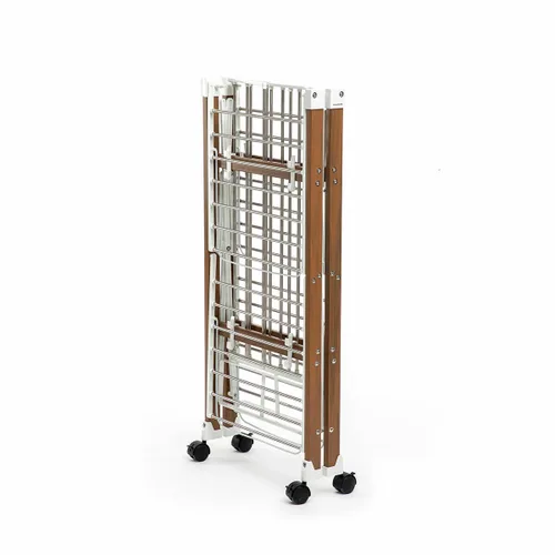 Vista 12 de Tendedero Plegable Vertical con Ruedas Dreeyl InnovaGoods 38 Barras