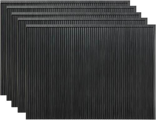 Vista 37 de FASÄDE Panel decorativo de mosaicos de vinilo en bermuda bronce (muestra de 6x6 pulgadas)