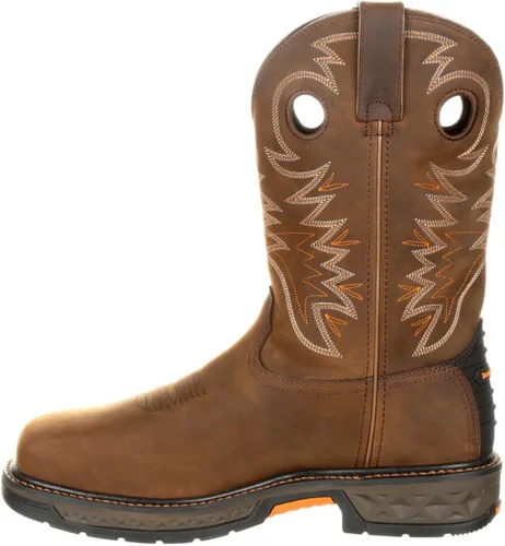Vista 6 de Georgia Boot Carbo-Tec LT Bota de trabajo impermeable de enganche Negro y marrón