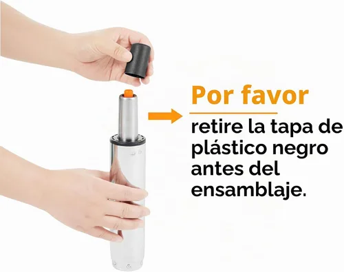 Vista 6 de Yaheetech - Silla de escritorio de piel sintética negra sin brazos, giratoria ajustable