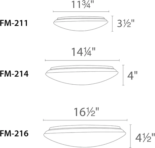 Vista 6 de WAC Lighting, Glo Energy Star LED de 16 pulgadas, montaje empotrado, 5-CCT seleccionable, 2700K-3000K-3500K-4000K-5000K en blanco