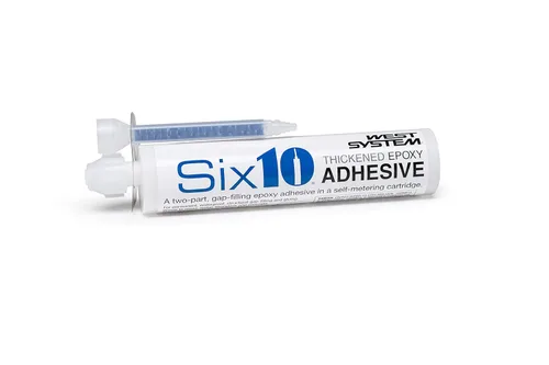 Vista 2 de West System s 610 - Adhesivo epoxi de resina/endurecedor, cartucho de 6.4 fl oz, paja (paquete de 2)