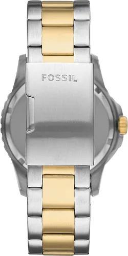 Vista 3 de Fossil - Reloj de cuarzo y acero inoxidable casual FB-01 inspirado en el buceo para hombre