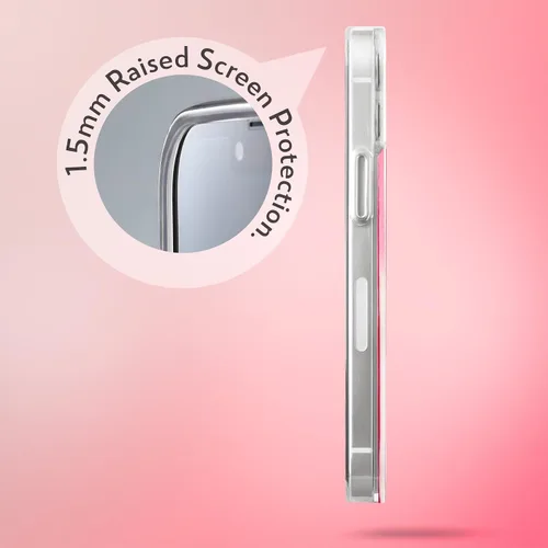 Vista 5 de SteepLab Flowing Neon Sand - Funda líquida para iPhone 13 Pro (2021, 6.1 pulgadas), protección de cuerpo completo con bisel elevado