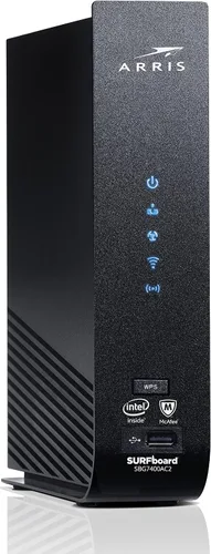 Vista 2 de ARRIS Surfboard SBG7400AC2 - Cable módem/enrutador Wi-Fi con McAfee, 1000548