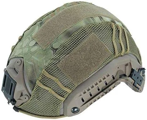 Vista 10 de DLP Tactical Funda para casco compatible con MICH, OPS-Core Fast y cascos de combate similares