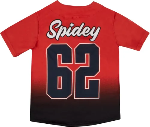 Vista 5 de Marvel Paquete de 2 camisetas de Spider-Man para niños, camiseta de béisbol y camiseta de Spiderman, paquete de 2 unidades para niños