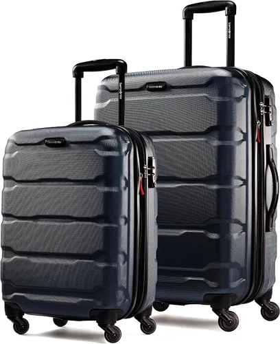 Vista 18 de Samsonite Omni - Maleta rígida expandible con ruedas giratorias, Negro, Juego de 2 piezas (20/24)