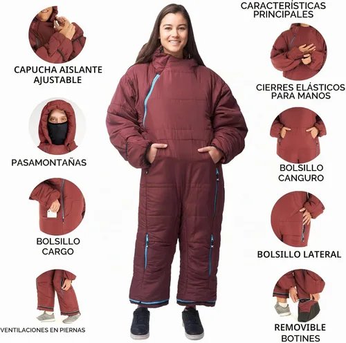 Vista 2 de Saco de dormir portátil Selk'bag Original - Saco de dormir para exteriores e interiores - Traje de saco de dormir - Rango de temperatura de 35 a 44