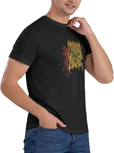 Vista 5 de PEYDEN Morbid Angel T Shirt Men Summer Fashion Breathable Cotton Round Neckline Shirt Sports Fitness Short Sleeve Tees