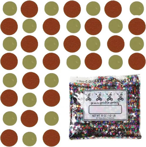 Vista 235 de Confetti Circle 1/4" Negro, Azul Marino Combo - 2 bolsas de media onza (1 oz) (8550/9971)
